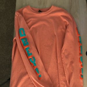 orange long sleeve